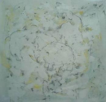 "Gussenallar" 110x105 cm Olja på duk -08