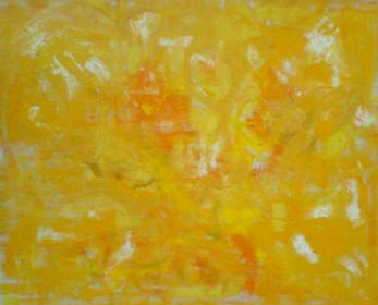 "I gul tillvaro" 120x100 cm Olja på duk -08