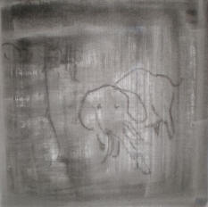 "Fabel II" 31x31 cm Olja på duk -07
