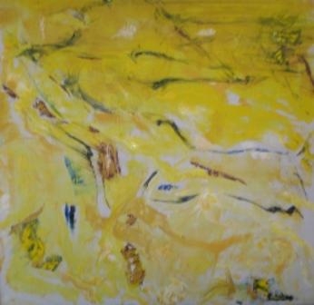 "Fjällvidder" 140x140 cm Olja på duk -07